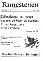 Runestenen november 1993